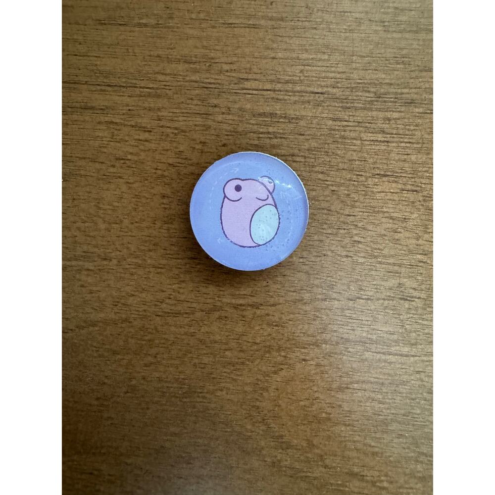 *Handmade Magnet* Woobles Target Exclusive Pink Glitter Henri the Frog Magnet